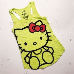 Hello Kitty Neon Lime Tank